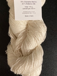 SILK MERINO LACE, Ufarvet